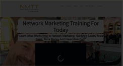 Desktop Screenshot of networkmarketingtrainingtoday.com