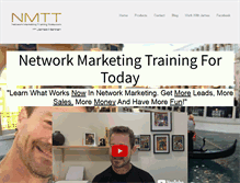 Tablet Screenshot of networkmarketingtrainingtoday.com